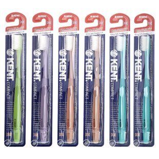 Kent, Ultra Soft Toothbrush, Compact, 6 Toothbrushes купить в Киеве и Украине