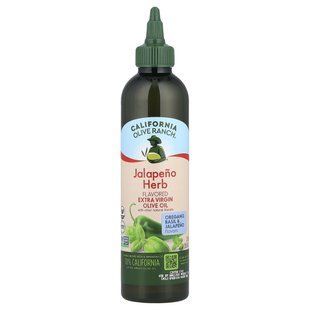 California Olive Ranch, Extra Virgin Olive Oil, Jalapeno Herb, 8.5 fl oz (250 ml) купить в Киеве и Украине
