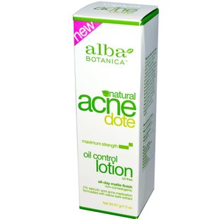 Acne Dote, Лосьон для контроля уровня кожного сала, Без масла, Alba Botanica, 2 унц. (57 г) купить в Киеве и Украине