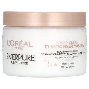 L'Or&eacute;al, Simply Clean, маска з еластичними волокнами, 355 мл (12 рідк. унцій)