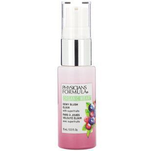 Еліксир росистих рум'ян, рожева ягода, Organic Wear, Dewy Blush Elixir, Pink Berry, Physicians Formula, 15 мл