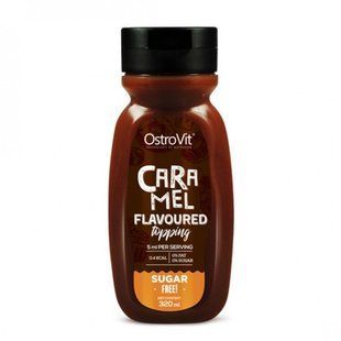 Sauce-flavoring, caramel, CARAMEL FLAVOURED TOPPING, OstroVit, 320 ml
