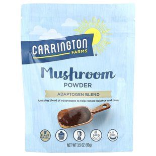 Carrington Farms, Mushroom Powder, Adaptogen Blend, 3.5 oz (99 g) купить в Киеве и Украине