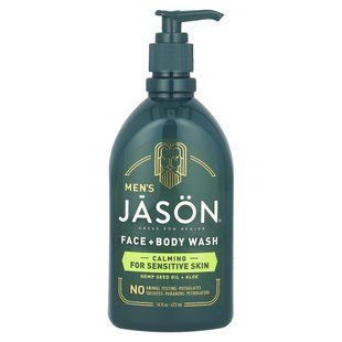Jason Natural, Мужское, гель для душа и тела, масло семян конопли и алоэ, 473 мл (16 жидк. Унций) купить в Киеве и Украине