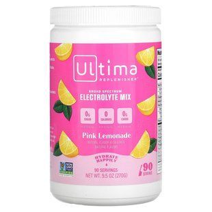 Ultima Replenisher, Electrolyte Mix, Pink Lemonade, 9.5 oz (270 g) купить в Киеве и Украине