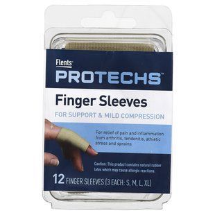 Flents, Protechs, Finger Sleeves, S,M,L,XL, 12 Finger Sleeves купить в Киеве и Украине