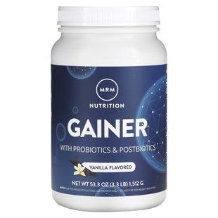 Supplement for gaining mass with vanilla flavor MRM (Gainer) 1,512 kg