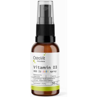 OstroVit-Vitamin D3 400 IU BABY spray OstroVit Pharma 30 мл купить в Киеве и Украине