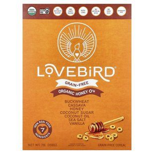 Lovebird, органические беззерновые хлопья, мед, 198 г (7 унций) купить в Киеве и Украине