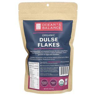 Ocean's Balance, Organic Dulse Flakes, 4 oz (113 mg) купить в Киеве и Украине
