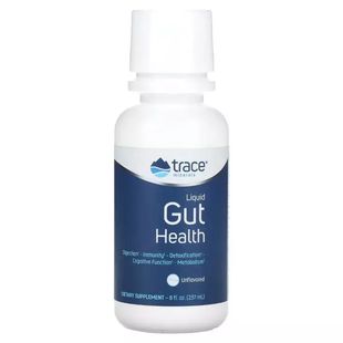 Здоровье кишечника, Liquid Gut Health, Trace Minerals, 237 мл купить в Киеве и Украине