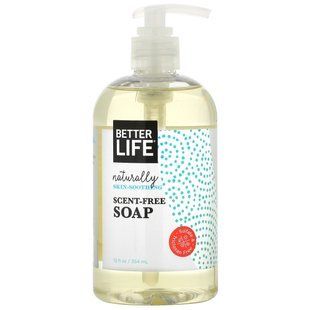 Натуральное смягчающее кожу мыло, без запаха, Better Life, 12 жидких унций (354 мл) купить в Киеве и Украине