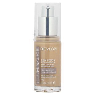 Revlon, Illuminance, Skin-Caring Foundation, 117 Light Beige, 1 fl oz (30 ml) купить в Киеве и Украине