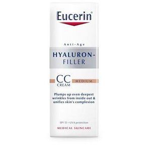Крем СС против морщин, Hyaluron Filler CC Cream, Eucerin, 50 мл купить в Киеве и Украине