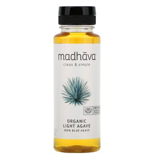 Нектар голубой агавы золотистый органик Madhava Natural Sweeteners (Blue Agave) 333 г купить в Киеве и Украине