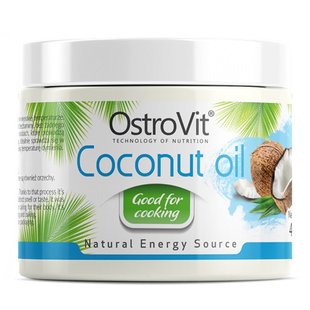 Кокосовое масло, COCONUT OIL, OstroVit, 400 г купить в Киеве и Украине