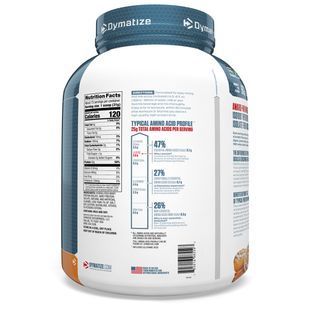 ISO100 hydrolyzed, 100% whey protein isolate, cinnamon bun, Dymatize Nutrition, 2.3 kg