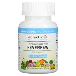 Пиретрум девичий Eclectic Institute (Feverfew) 125 мг 90 капсул купить в Киеве и Украине