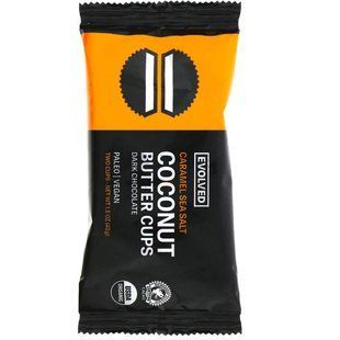 Bitter chocolate, Horns with coconut oil, Caramel and sea salt, Two horns