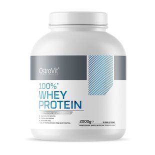 Протеин сывороточный 100% OstroVit (Whey Protein) 2 кг арахисовое масло купить в Киеве и Украине