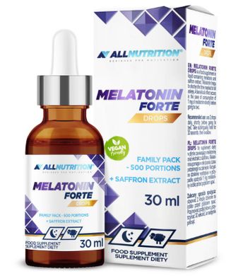 Мелатонин в каплях Allnutrition (Melatonin Forte Drops) 30 мл купить в Киеве и Украине