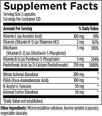 Designs for Health Adrenal Complex 240 Capsules
