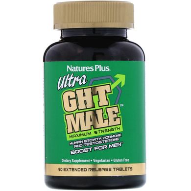 Ультра GHT для чоловіків, максимальна міцність, Nature's Plus, 90 таблеток