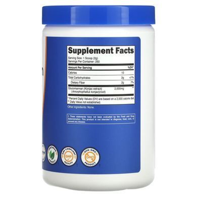 Nutricost, Glucomannan Konjac Extract, Unflavored, 17.6 oz (500 g) купить в Киеве и Украине