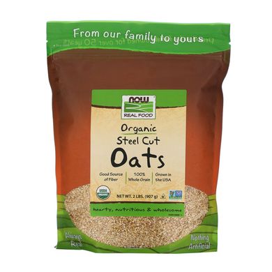 Необроблений овес Now Foods (Oats) 907 г