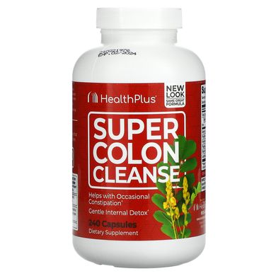 Товста кишка підтримка Health Plus (Inc. Super Colon Cleanse) 530 мг 240 капсул