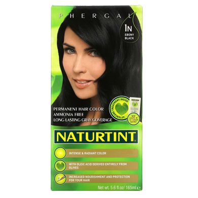 Краска для волос Naturtint (Hair Color) 1N черный 150 мл купить в Киеве и Украине