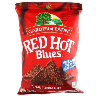 Кукурудзяні чіпси, Red Hot Blues, Garden of Eatin ', 81 унції (229 г)