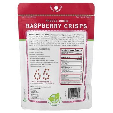 Nature's Turn Freeze-Dried Chips, 34g, Raspberry