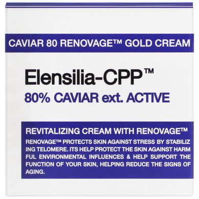 Золотий крем Caviar 80, Renovage Gold Cream, Elensilia-CPP, Elensilia, 50 г