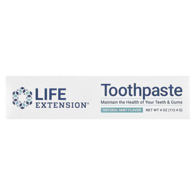Зубна паста Life Extension (Toothpaste Mint) зі смаком м'яти 113,4 г