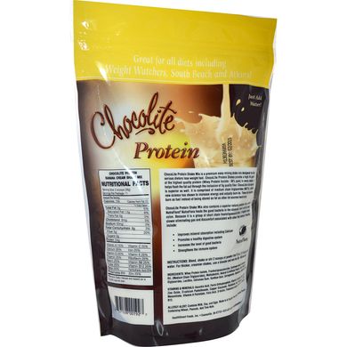Шоколадний протеїн, Банановий крем, HealthSmart Foods, Inc, 147 унції (418 г)