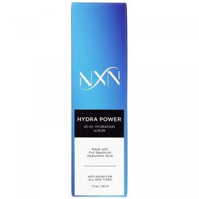 NXN, Nurture by Nature, Hydra Power, зволожуюча сироватка з 4D HA, 1 рідка унція (30 мл)
