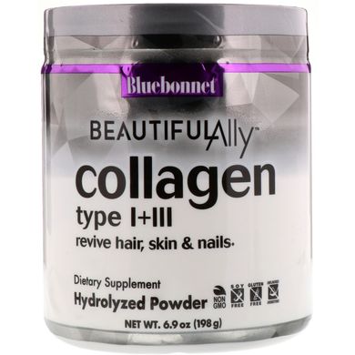 Колаген типу I + III Bluebonnet Nutrition (Collagen Type I + III) 198 г