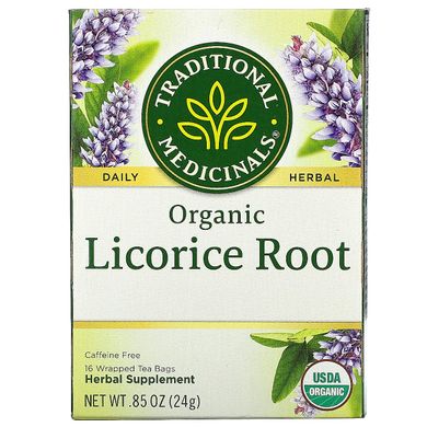 Корінь солодки Traditional Medicinals (Licorice root) 16 пакетиків