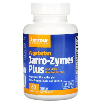Комплекс ферментов для облегчения пищеварения Jarrow Formulas (Jarro-Zymes Plus) 60 капсул купить в Киеве и Украине