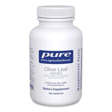 Экстракт оливкового листа Pure Encapsulations (Olive Leaf Extract) 120 капсул купить в Киеве и Украине
