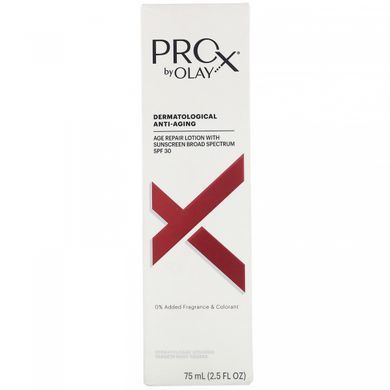 Антивіковий засіб, відновлювальний антивіковій лосьйон з SPF 30, ProX, Olay, 75 мл