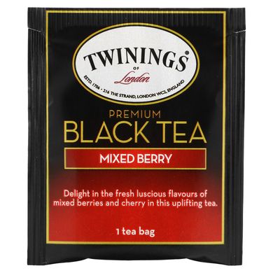 Чай черный с ягодами Twinings (Black Tea) 20 пак. 40 г купить в Киеве и Украине