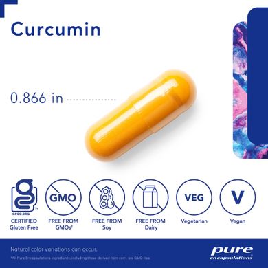 Куркумин Pure Encapsulations (Curcumin) 120 капсул купить в Киеве и Украине