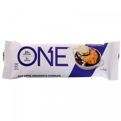 Protein bars with blueberry pie flavor One Brands (ONE Bar Blueberry Cobbler) 12 bars of 60 g