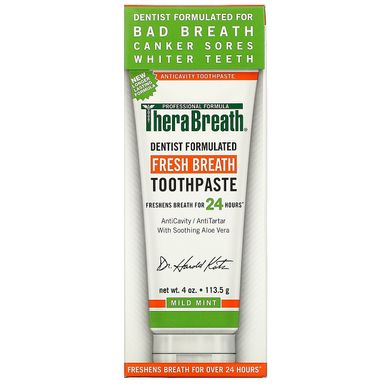 Освежающая зубная паста TheraBreath (Fresh Breath Toothpaste) 113.5 г купить в Киеве и Украине