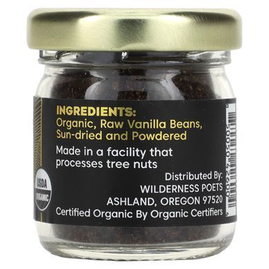 Органічна таїтянська ваніль Wilderness Poets (Organic Tahitian Vanilla) 14 г