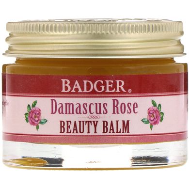 Зволожуючий бальзам дамаська троянда органічний Badger Company (Beauty Balm) 28 г