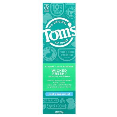 Зубная паста с мятой и солодкой Tom's of Maine (Toothpaste) 133 г купить в Киеве и Украине