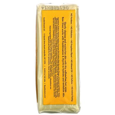 Мило з сирою олією ши з екстрактами ладану і мірри, Raw Shea Butter Soap with Frankincense & Myrrh Extracts, SheaMoisture, 230 г